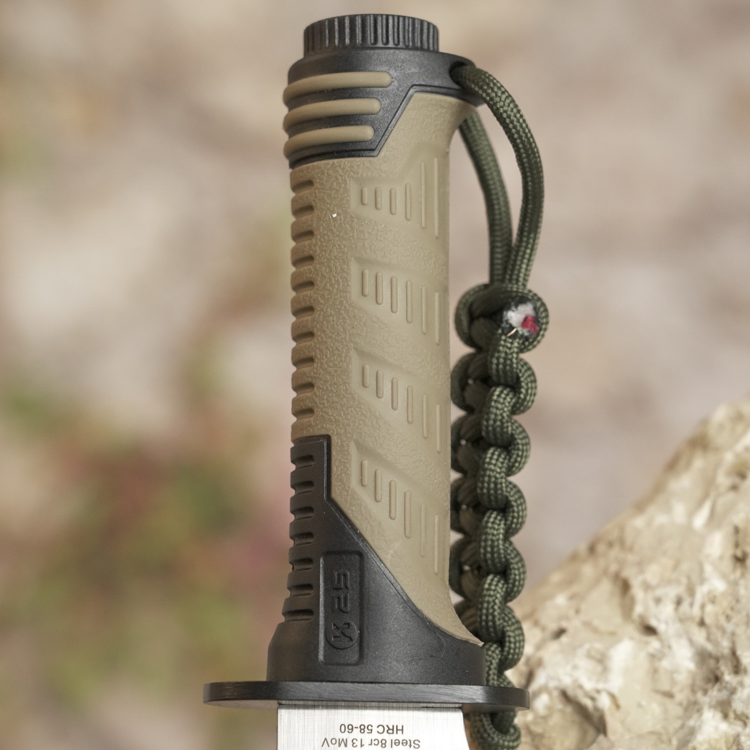 Cuchillo Táctico de Supervivencia K25 Thunder I + Paracord SURVIVOR - Imagen 10