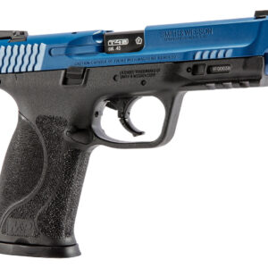 Pistola SMITH & WESSON MP9 2.0 T4E CO2 Calibre 43 Color AZUL TRAINING (2 cargadores)
