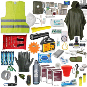 Kit de supervivencia 72h COMPLETO para hacer tu propia mochila de emergencia (No incluye Mochila)