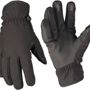 Guantes INVIERNO de Softshell Thinsulate Negro