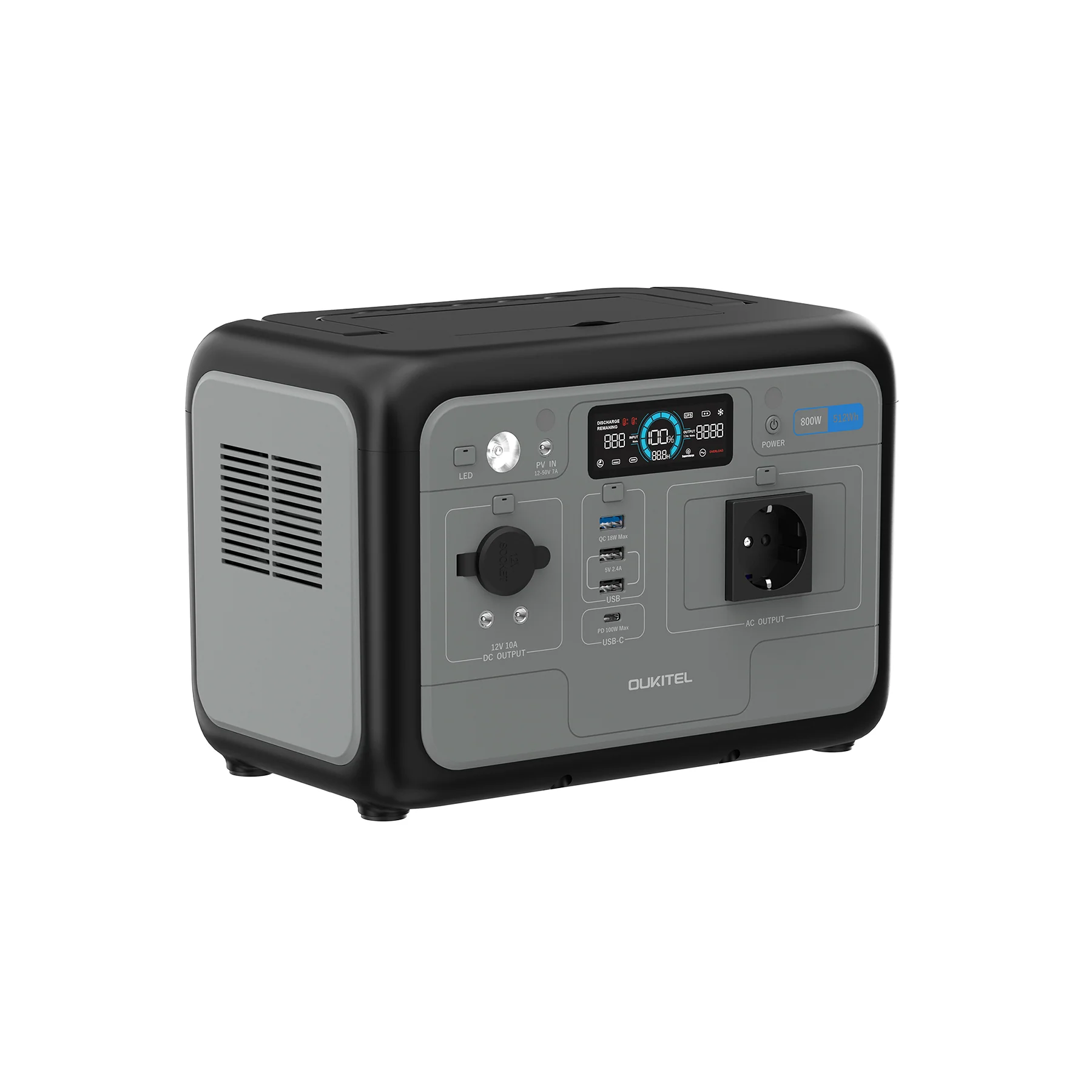 PowerStation OUKITEL P800 Portable Power Station 800W | 512Wh